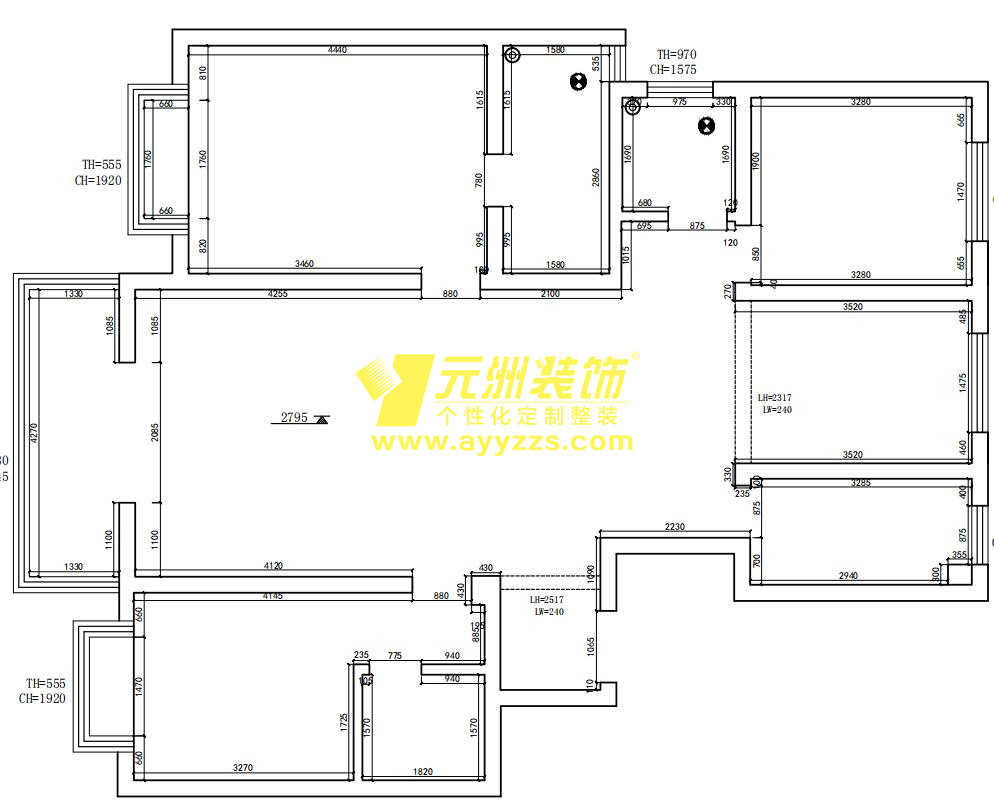 1單元702室·145平米